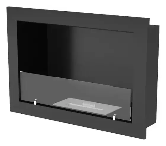 Built-in bioethanol fireplace