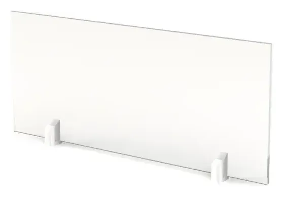 Fireplace glass panel