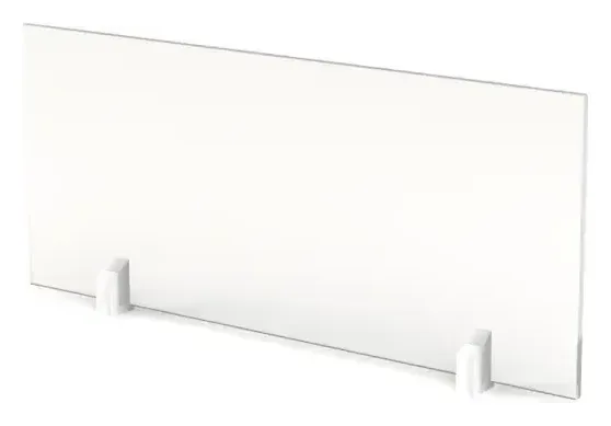Fireplace glass panel